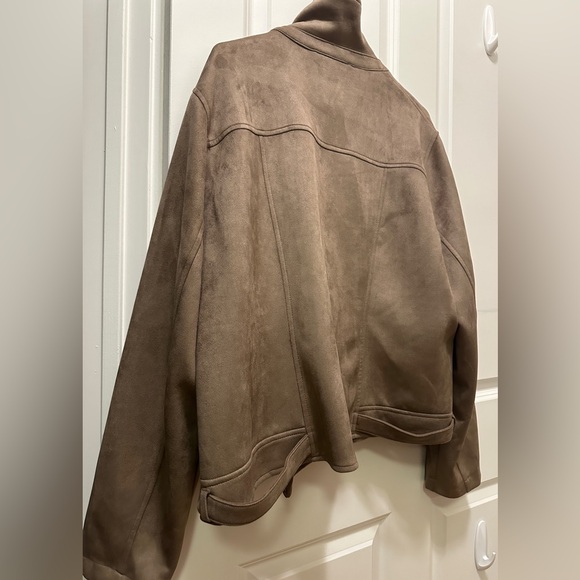 Vero Moda Curve Faux Suede Jacket NWOT - Picture 8 of 16